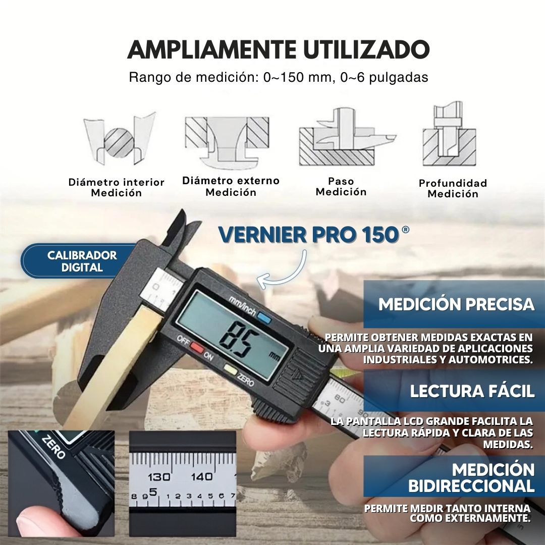 VernierPro® Calibrador Digital