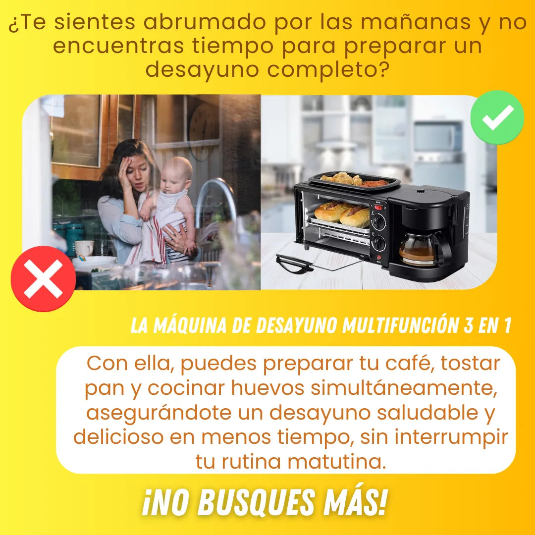 BreakfastPro® Desayunador 3 en 1