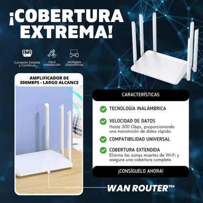 WanRouter® Amplificador WiFi